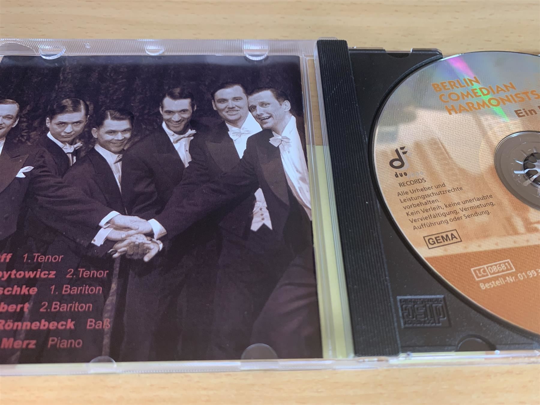 CD: Berlin Comedian Harmonists – Ein Lied Ge – Usato da Rikon im Tösstal venduto da Alpenmutz 2