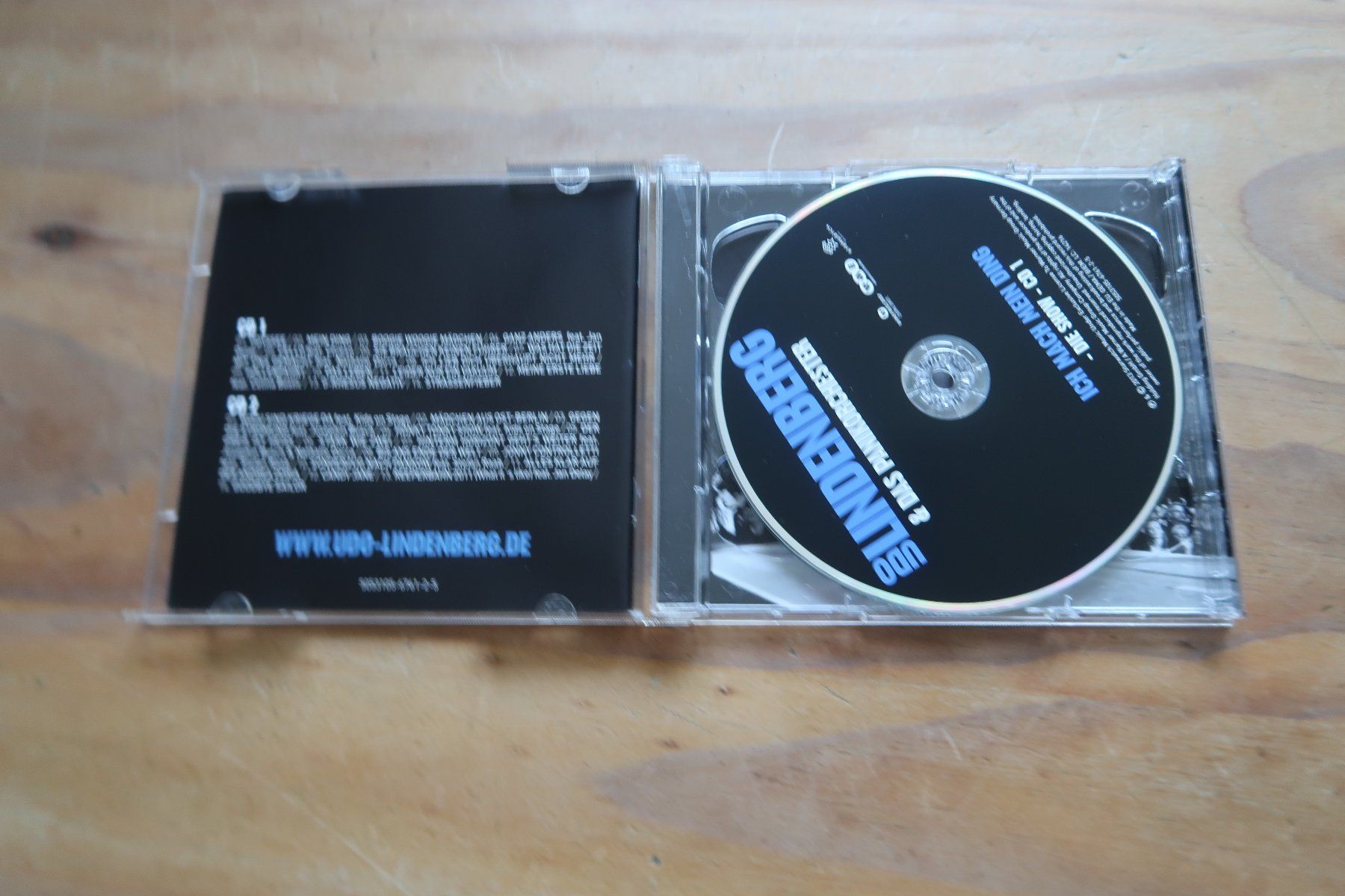 CD: UDO LINDENBERG - ICH MACH MEIN DING - DIE SHOW - 2x CD – Usato da Basel venduto da Patiscat 3