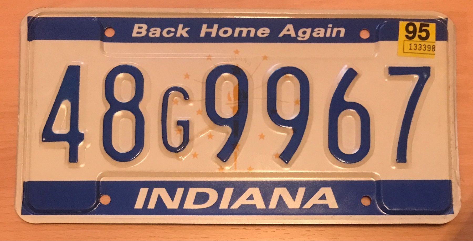 Insegne: Autonummer USA - Indiana – Usato da Wolfhalden venduto da 19651979