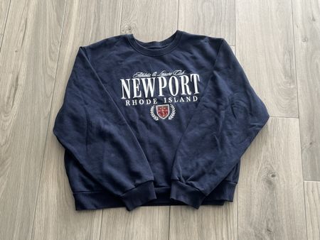 Dunkelblauer Hollister Pullover Grösse M