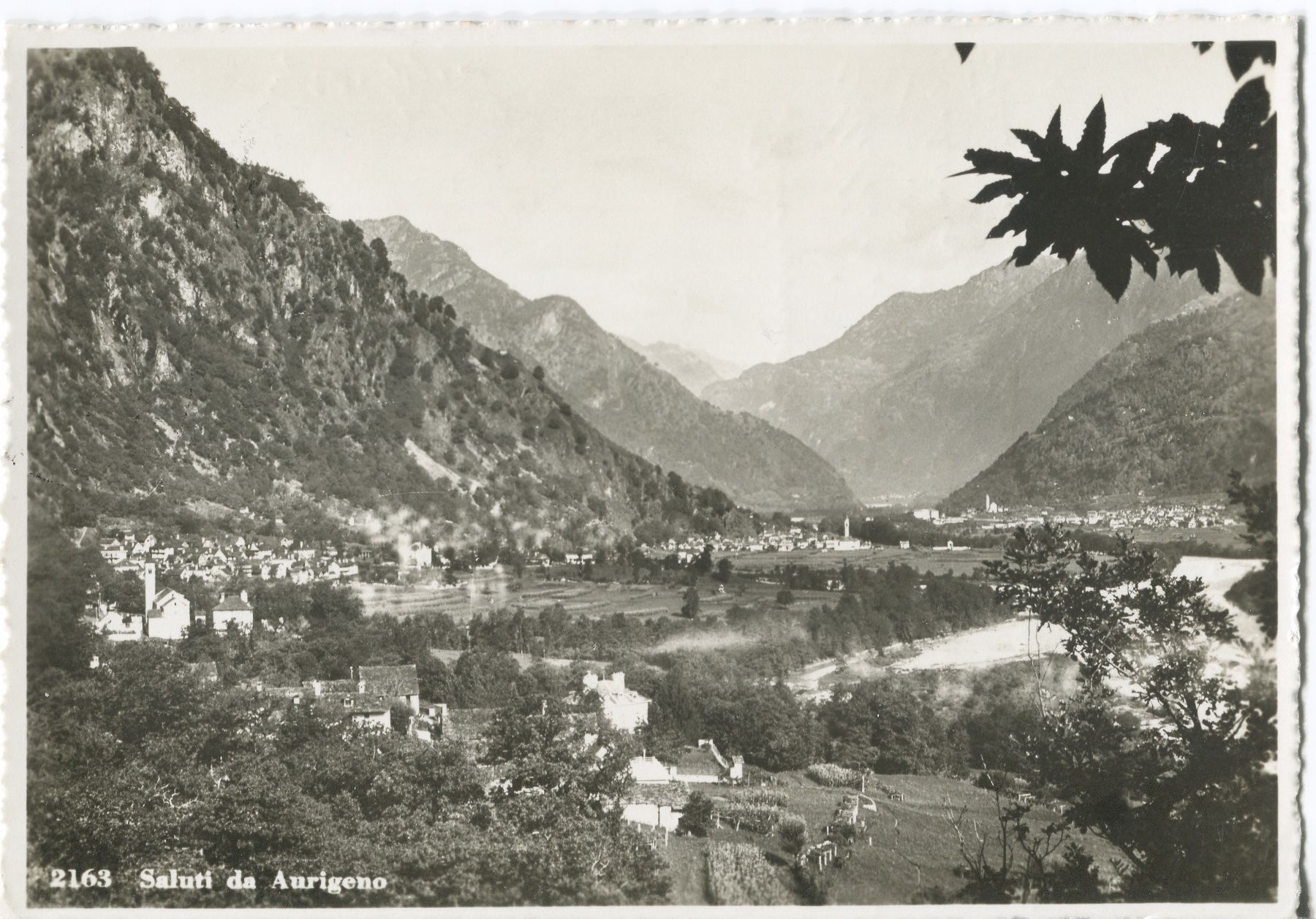 Cartoline postali: Aurigeno Valle Maggia Panorama – Usato da coglio venduto da Tascia1