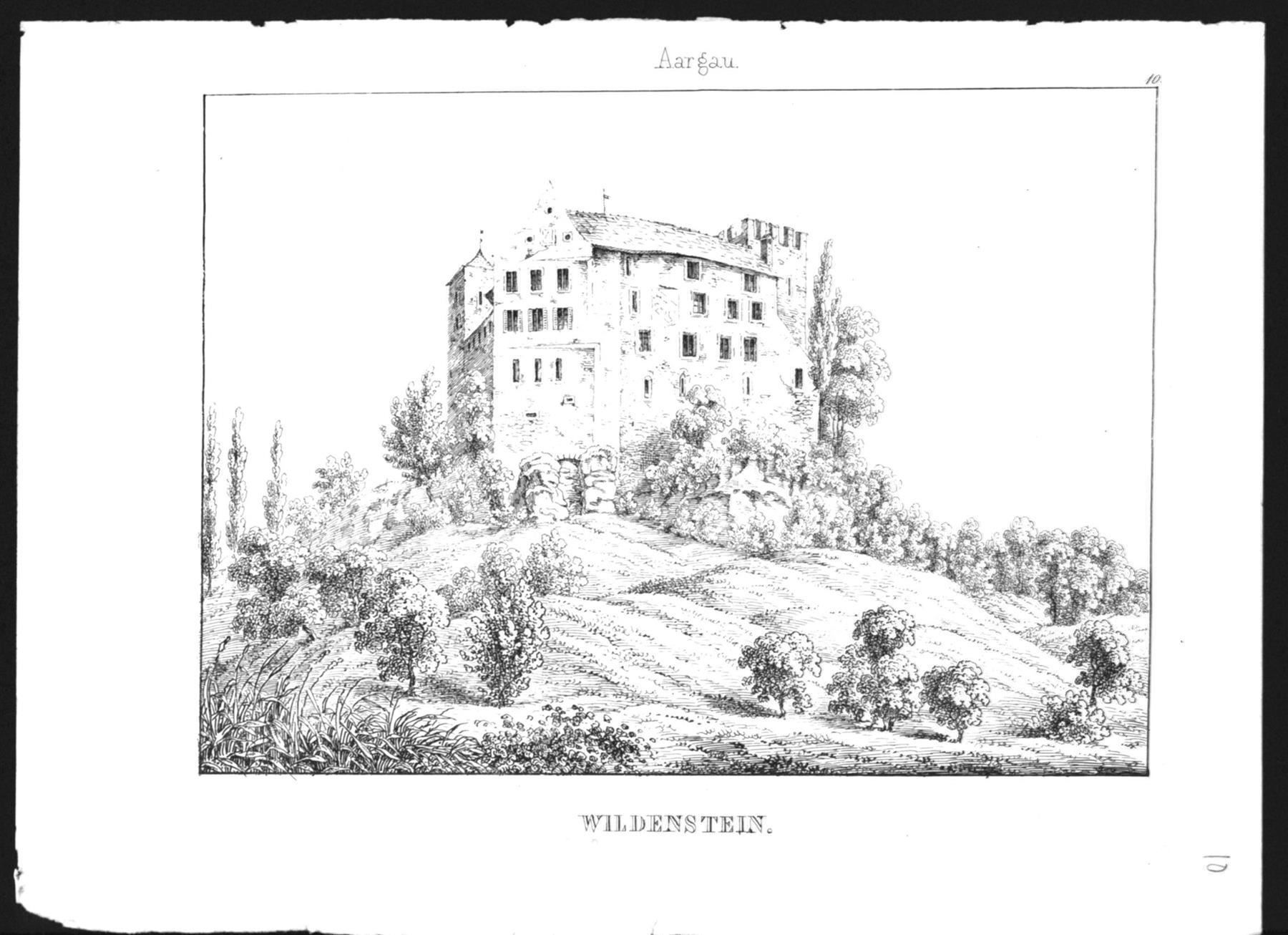 Incisioni: Wildenstein von Wagner 1840 – Usato da Rafz venduto da Helvet32