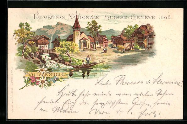 Cartes postales: Litho Genéve, Exposition Nationale Suis – D'occasion à Berlin par bartko-reher