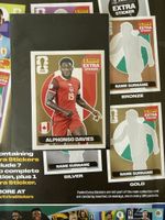 Panini Extra Gold Sticker - Alphonso Davies