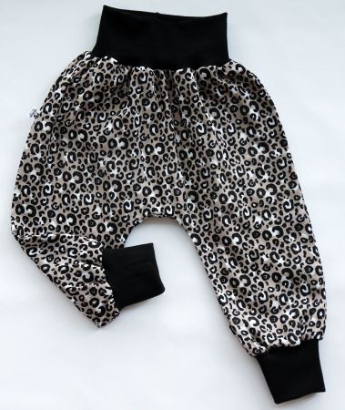 Sommer Pumphose aus Musselin - Leopardenmuster Gr. 92/98 NEU