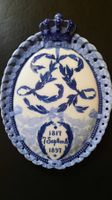 Royal Copenhagen Gedenkplatte Königin Louise 1897