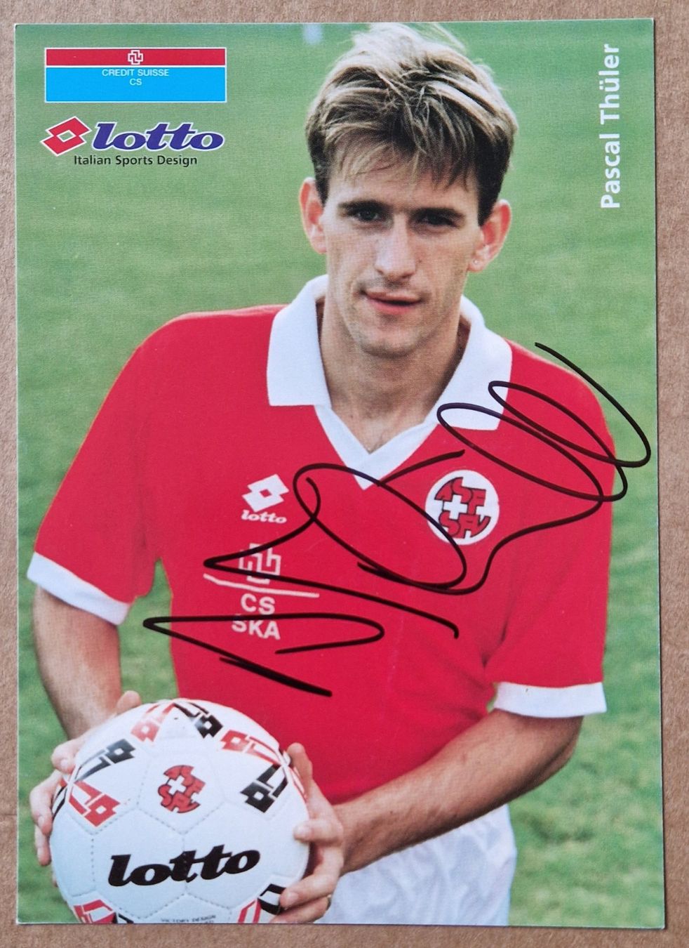 Autografi: Pascal Thüler - handsigniert – Usato da Menziken venduto da Autogramme