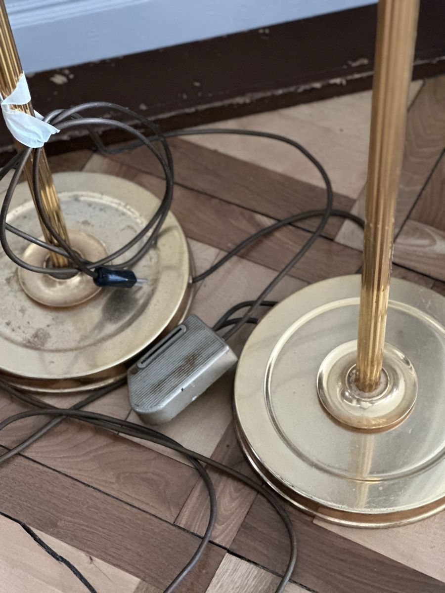 Lampade: Vintage Stehlampen, 2er Set Halogen dimmbar – Usato da Altdorf UR venduto da StayClassy 1