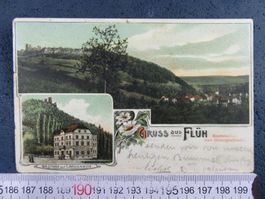 GRUSS AUS FLÜH SO GASTHOF LANDSKRON ENSTATION BIRSIGTALBAHN