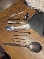 Antikes versilbertes Servierbesteck – WMF & Wellner 