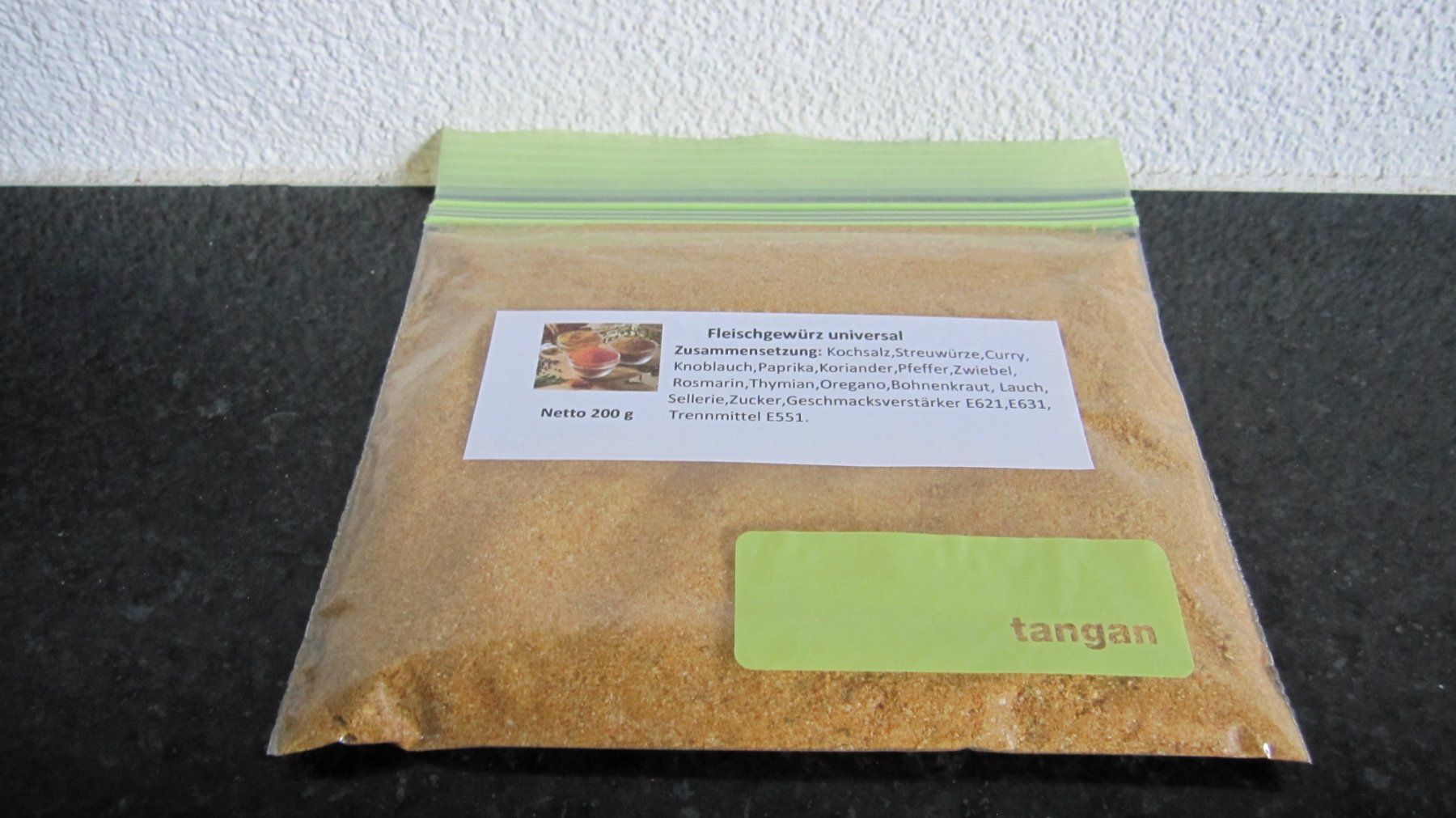 Cibi & Specialità: Fleischgewürz universal 200 gr – Nuovo e nell'imballaggio originale da Dotzigen venduto da Profi02