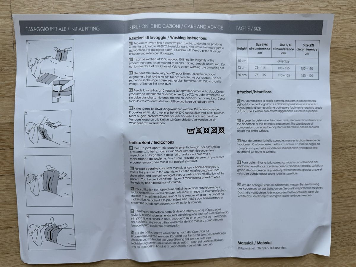 Medizinische Geräte: Binder_Ceinture de compression abdominale post-opératoire – Neu und originalverpackt aus Gipf-Oberfrick von SecondHandMisc 3