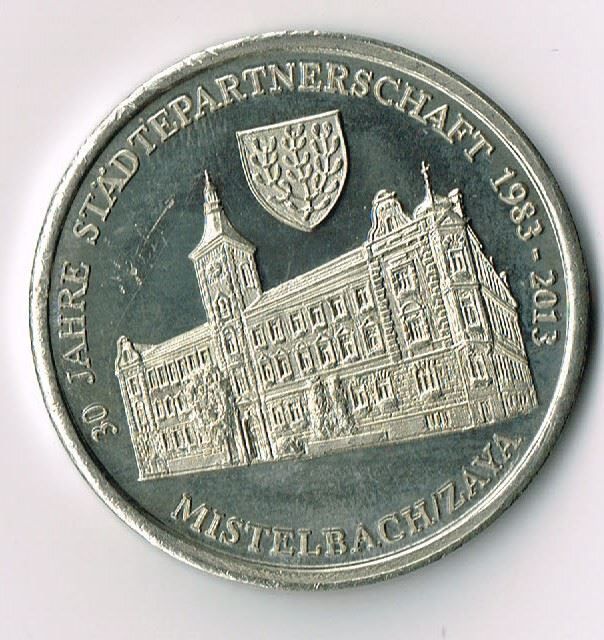 Médailles: 30 Jahre Städtepartnerschaft_1983-2013 – D'occasion à Hombrechtikon par Fraese01 1