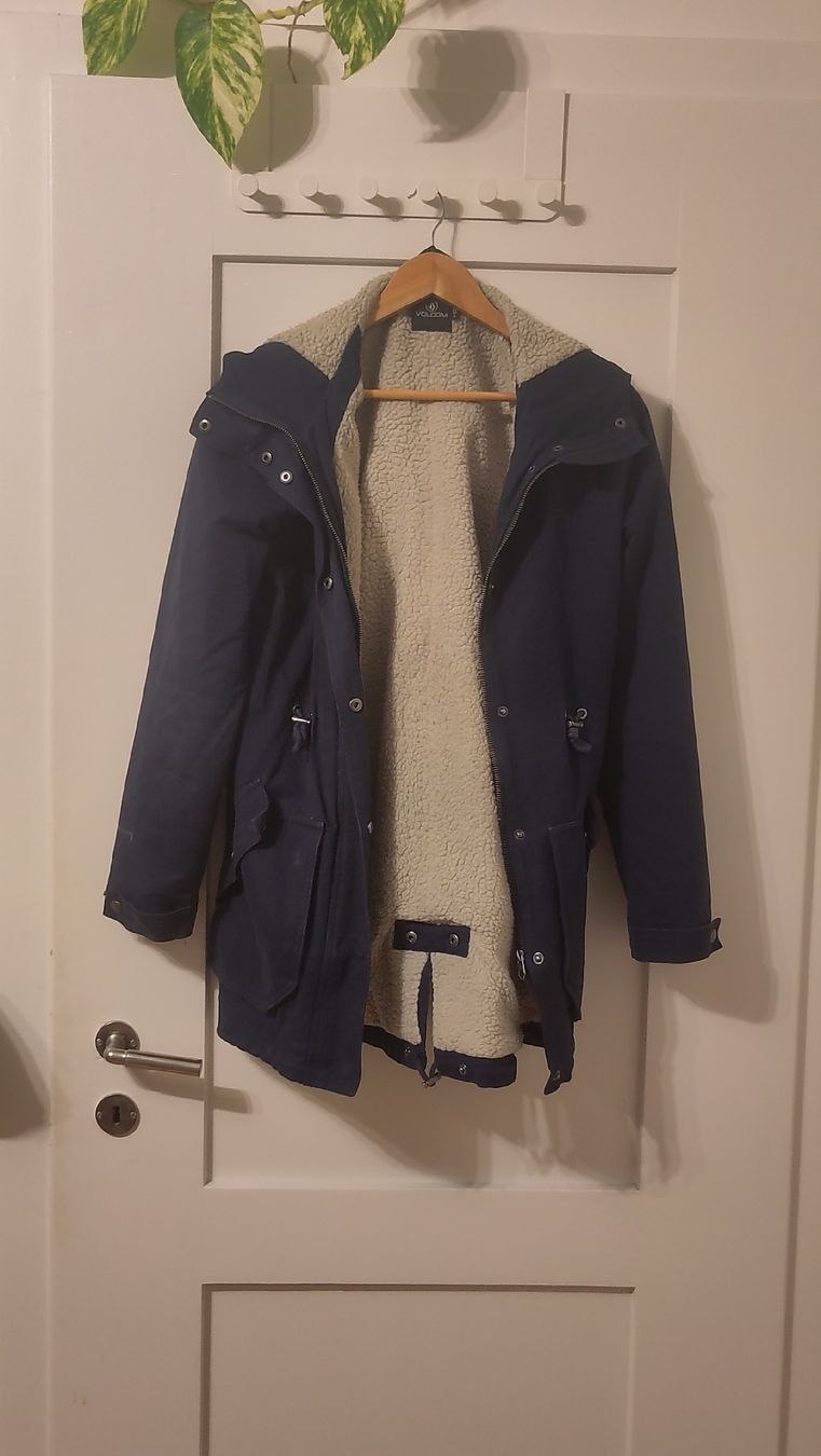 Mäntel: Dunkelblaue Wintermantel Volcom – Gebraucht aus Chur von joybroki 2