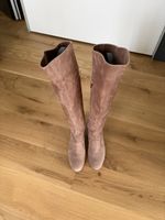 Wildlederstiefel von L‘autre chose Gr. 38 beige