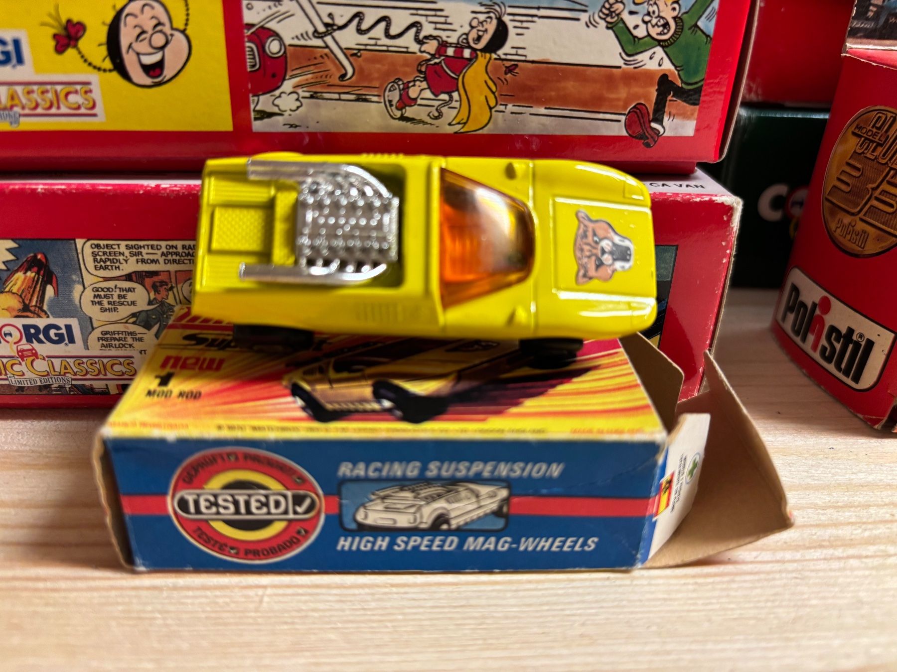 Matchbox Modellini d'auto: Matchbox Superfast Nr. 1 Mod Rod in OVP – Usato da Thun venduto da BlauerKlaus 2