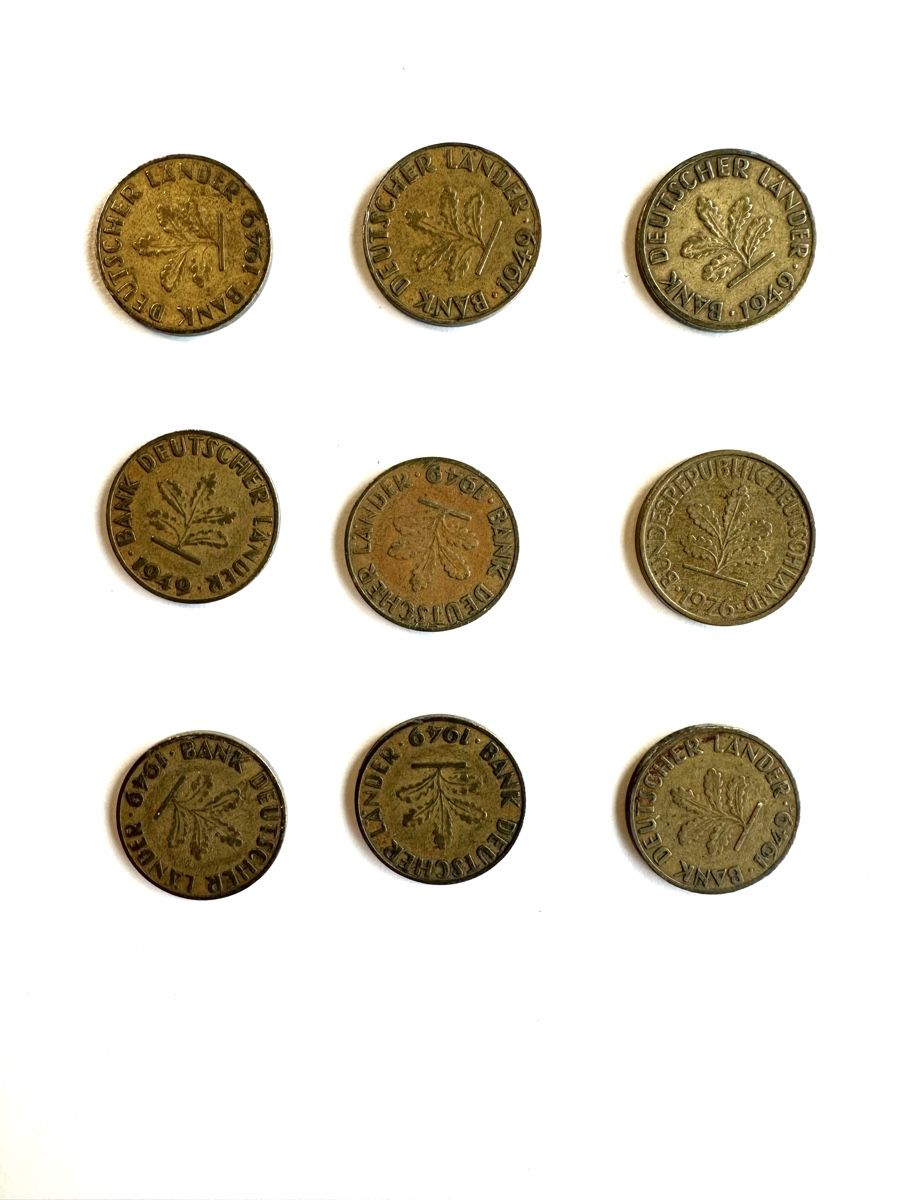 Toutes les monnaies: 9 Zehnpfennig / 9 10 Pfennig – D'occasion à zollikon par mme_kwf2 1