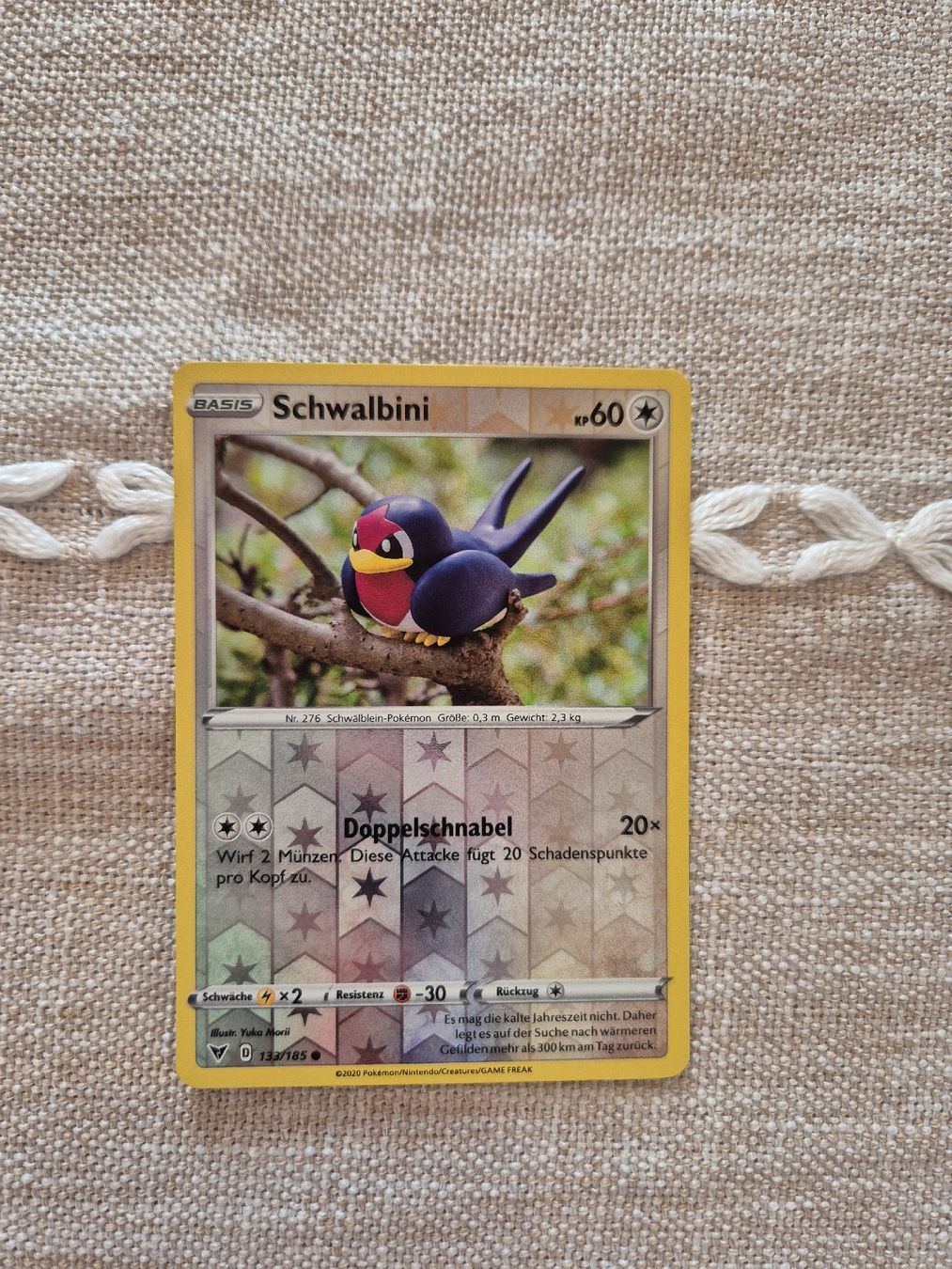 Pokémon Carte collezionabili: Schwalbini Reverse Pokemon Vivid Voltage 133/185 DE – Nuovo (secondo la descrizione) da Altdorf UR venduto da Josi5588