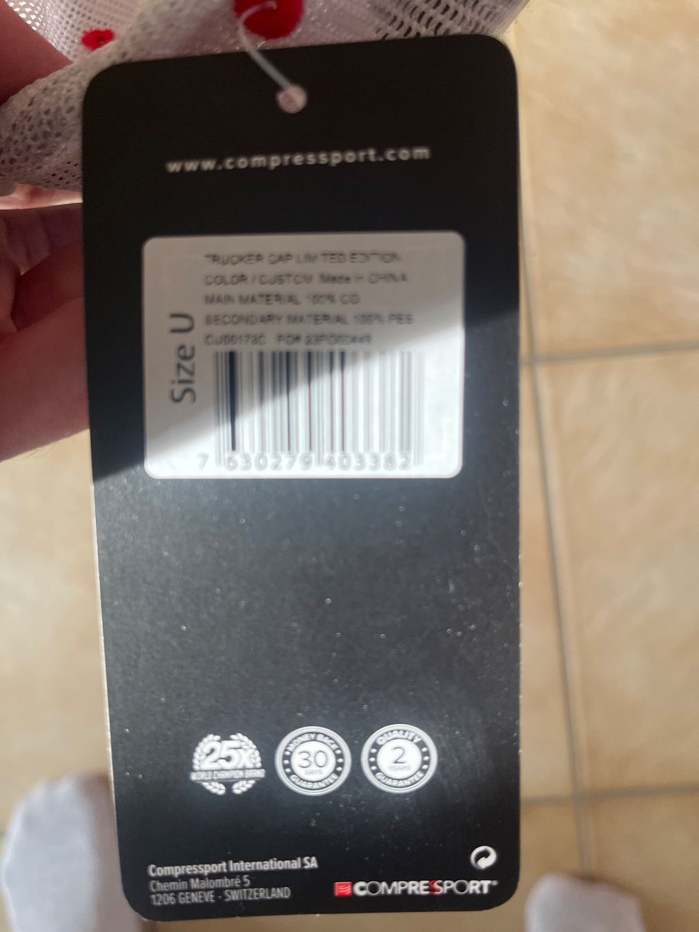 Copricapi, berretti & cappellini: Casquette COMPRESSPORT Limited Edition neuve – Nuovo e nell'imballaggio originale da Vernayaz venduto da Darkfrost 2