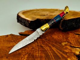 Laguiole Damast Messer Klappmesser echtes Damastmesser