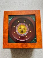 Roulette Set, exklusive Holzbox mit Aufbewahrungsfach