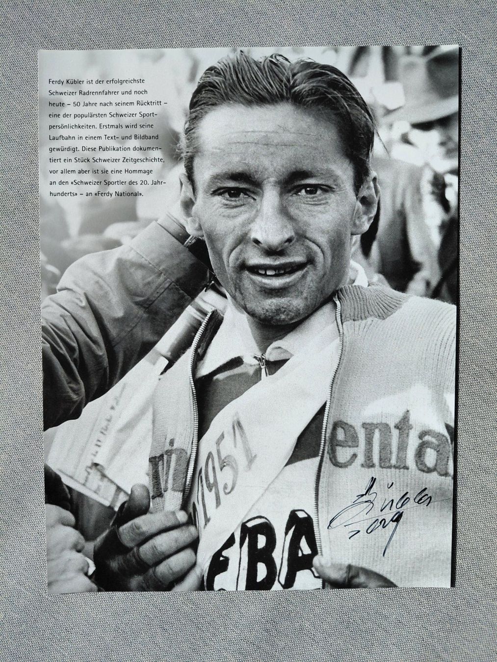 Autogramme: Autogramm Ferdy Kübler – Gebraucht aus Schmerikon von Olympia04