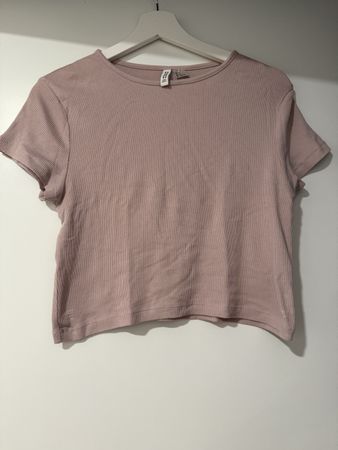 Damen Shirt H&M Basic Grösse L Rosa 