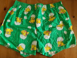 Lustige Lousylivin Boxershorts Grösse L mit Kükenmotiv!