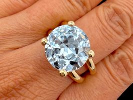 Topas 9.1c Ring 18k Gelbgold Grösse 53 *S2561