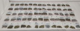 Uhrenketten für Großuhren, Gesamtgewicht ca. 4.200 Gramm