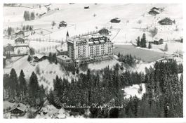 Gstaad  BE    -   Winter Palace Hôtel     um  1 9 4 6