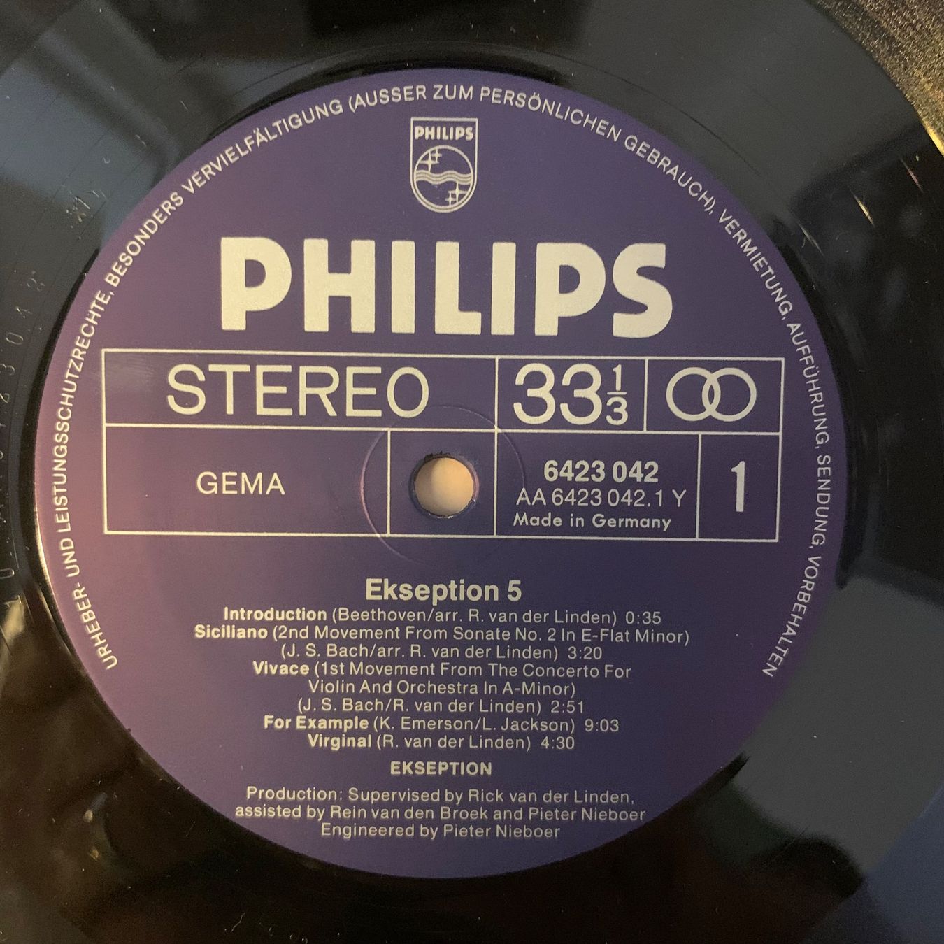 Vinyles: Ekseption  - 5 LP,  Vinyl Schallplatte – D'occasion à Aesch BL par BernisFlomi 3