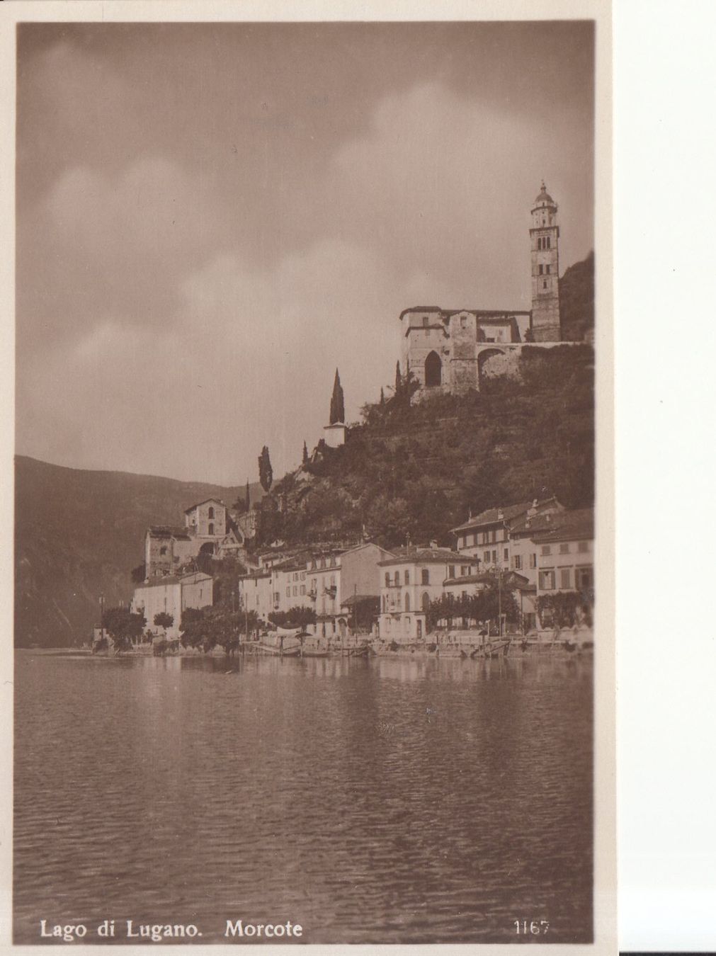 Ansichtskarten: Morcote ca. 1925 – Gebraucht aus Bürglen TG von StampGraf