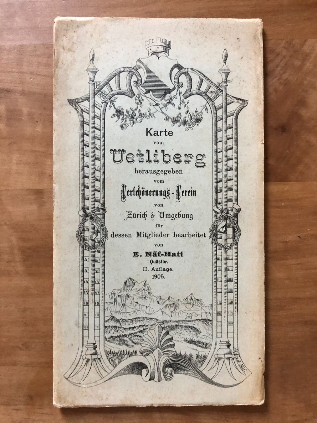 Cartine & Atlanti: Karte vom Üetliberg 1905 – Usato da Zürich venduto da allp