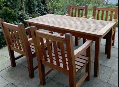 Sedie: 4 Gartenstühle Teak Barlow Tyrie – Usato da Stallikon venduto da Whale_2508 3