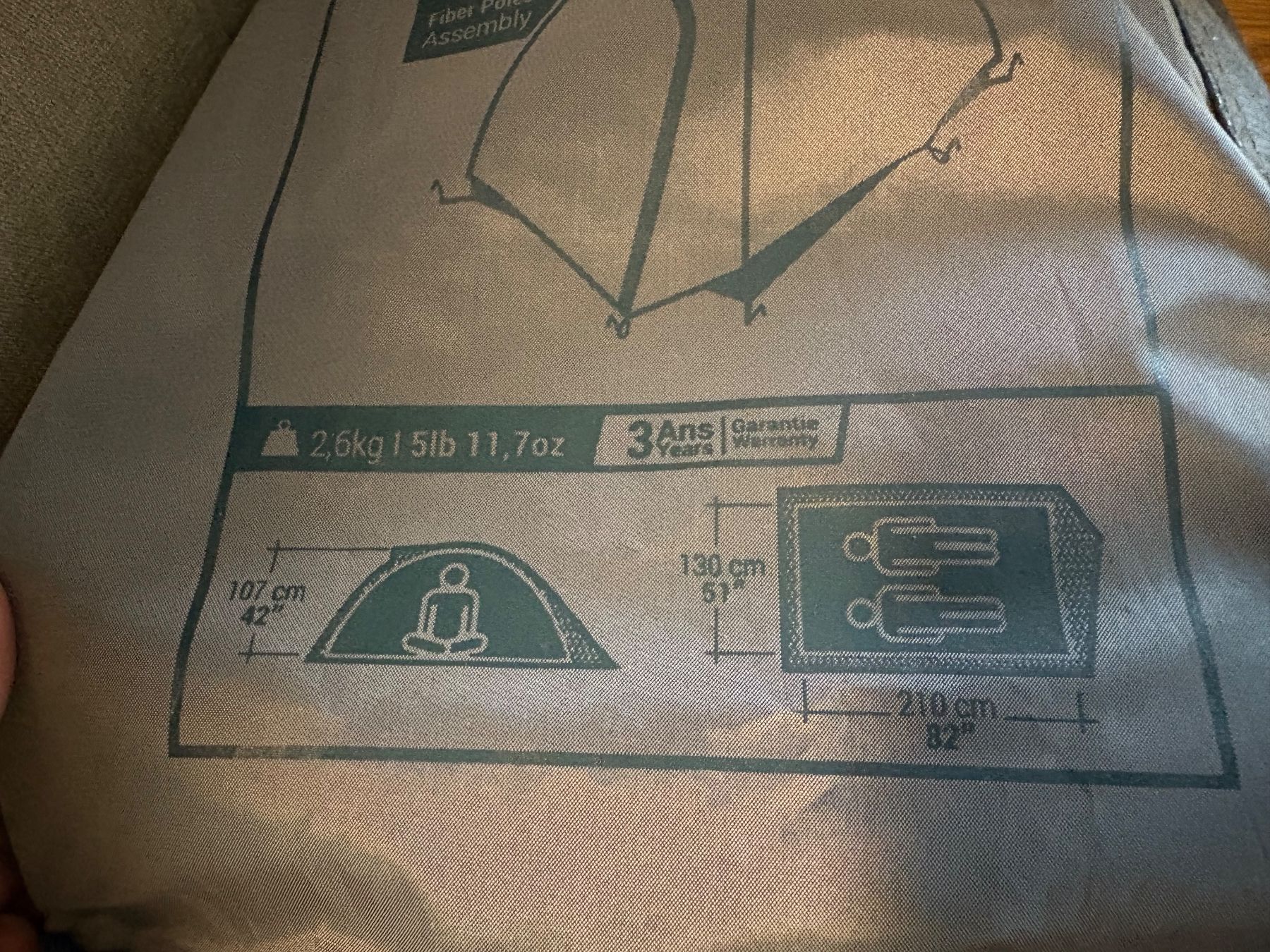 Decathlon Zelte: DECATHION / QUECHUA  TENT 100  2,6kg – Gebraucht aus Othmarsingen von shi_z6zz 2