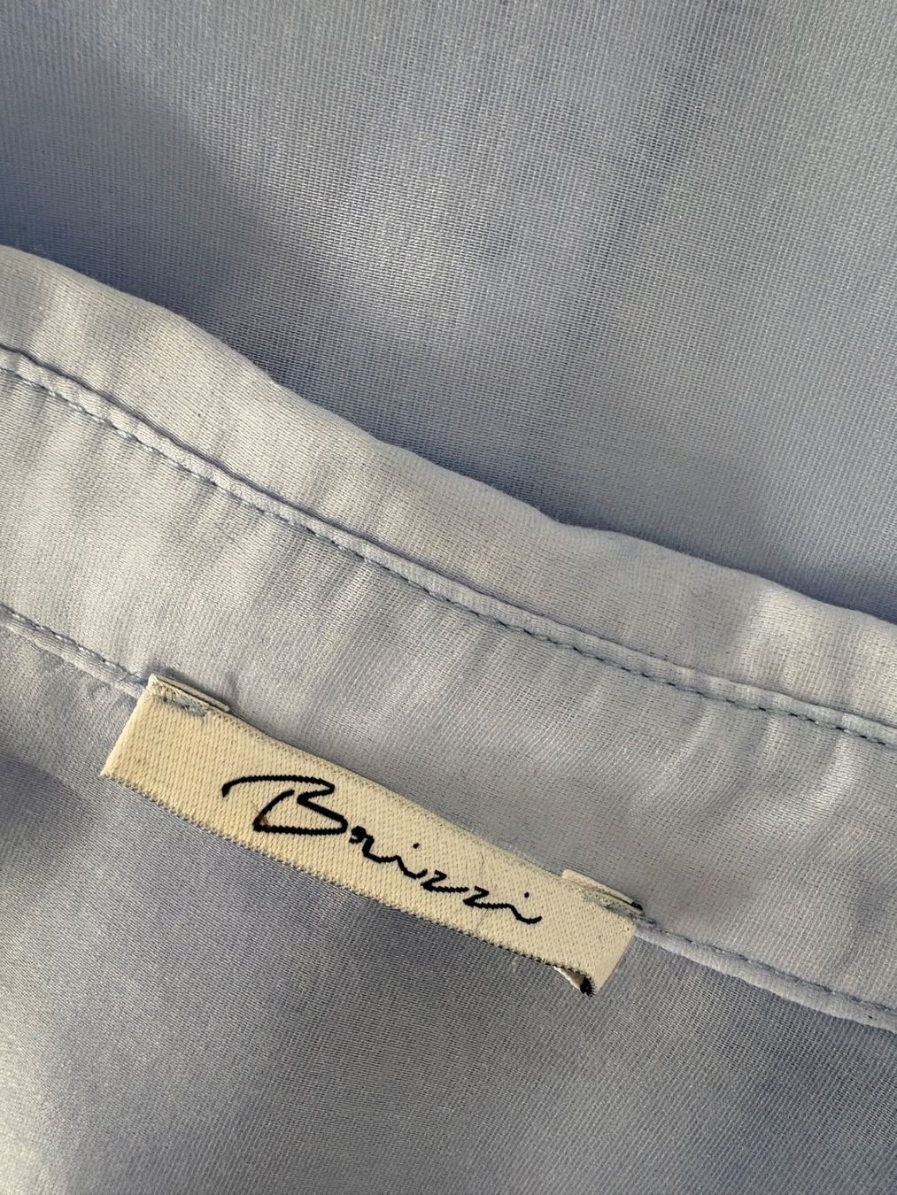Camicette: Brizzi Sommerbluse Hellblau Gr. M lyocell Bluse transparent – Nuovo (secondo la descrizione) da Regensdorf venduto da secondchancefashion 3