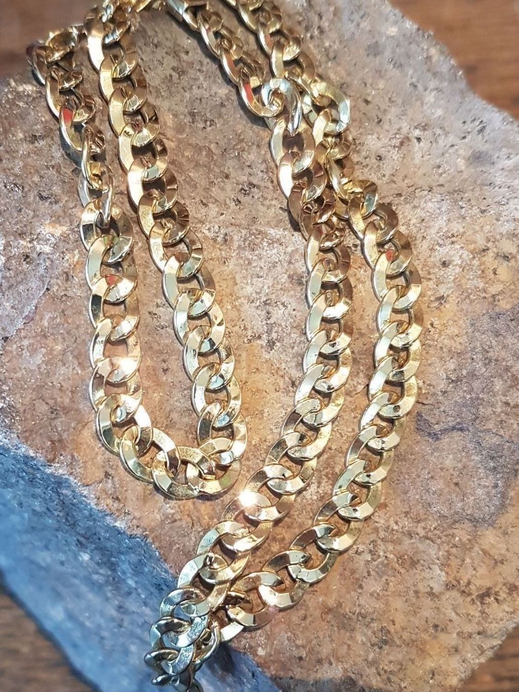 Catenine: Edle Panzerkette aus 18 Karat Gold – Nuovo (secondo la descrizione) da Unterägeri venduto da Altgoldschmuck 2