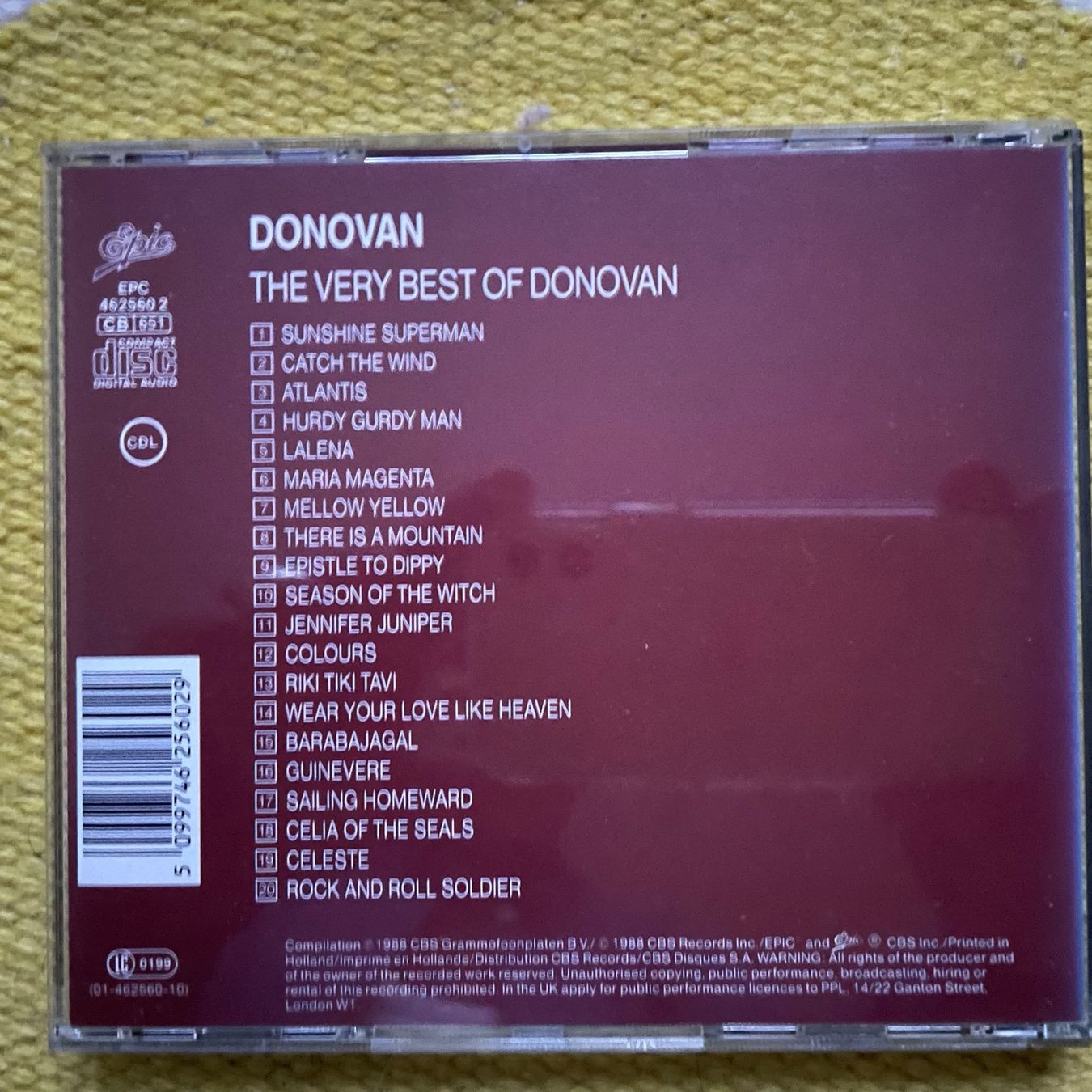 CDs: DONOVAN-THE VERY BEST OF – Gebraucht aus Rorschacherberg von CD-Roli 1