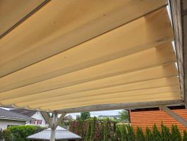 Sonnenstore beige für Pergola gebraucht in gutem Zustand