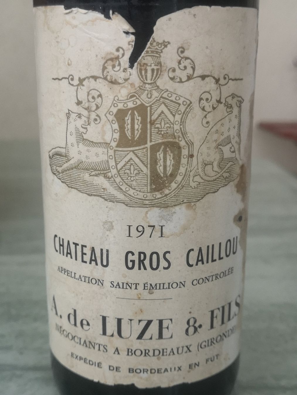 Vino: Weinflasche Rot 1971 – Usato da Tennwil venduto da Ringo10