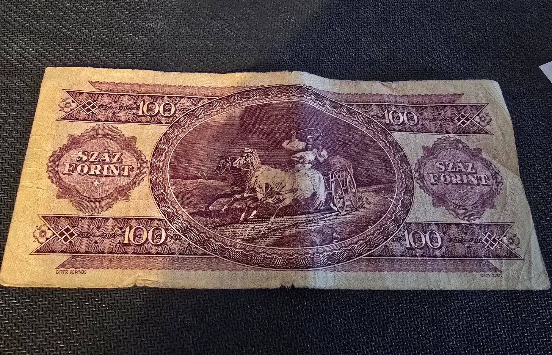 Banknoten: Billet Hongrie 100 – Gebraucht aus Petit-Lancy von Minnie26 1