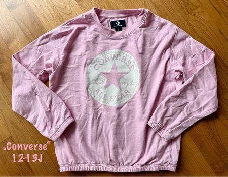 Converse Rosa Pulli Gr. L - 12-13 J (140-155) - Top Zustand!