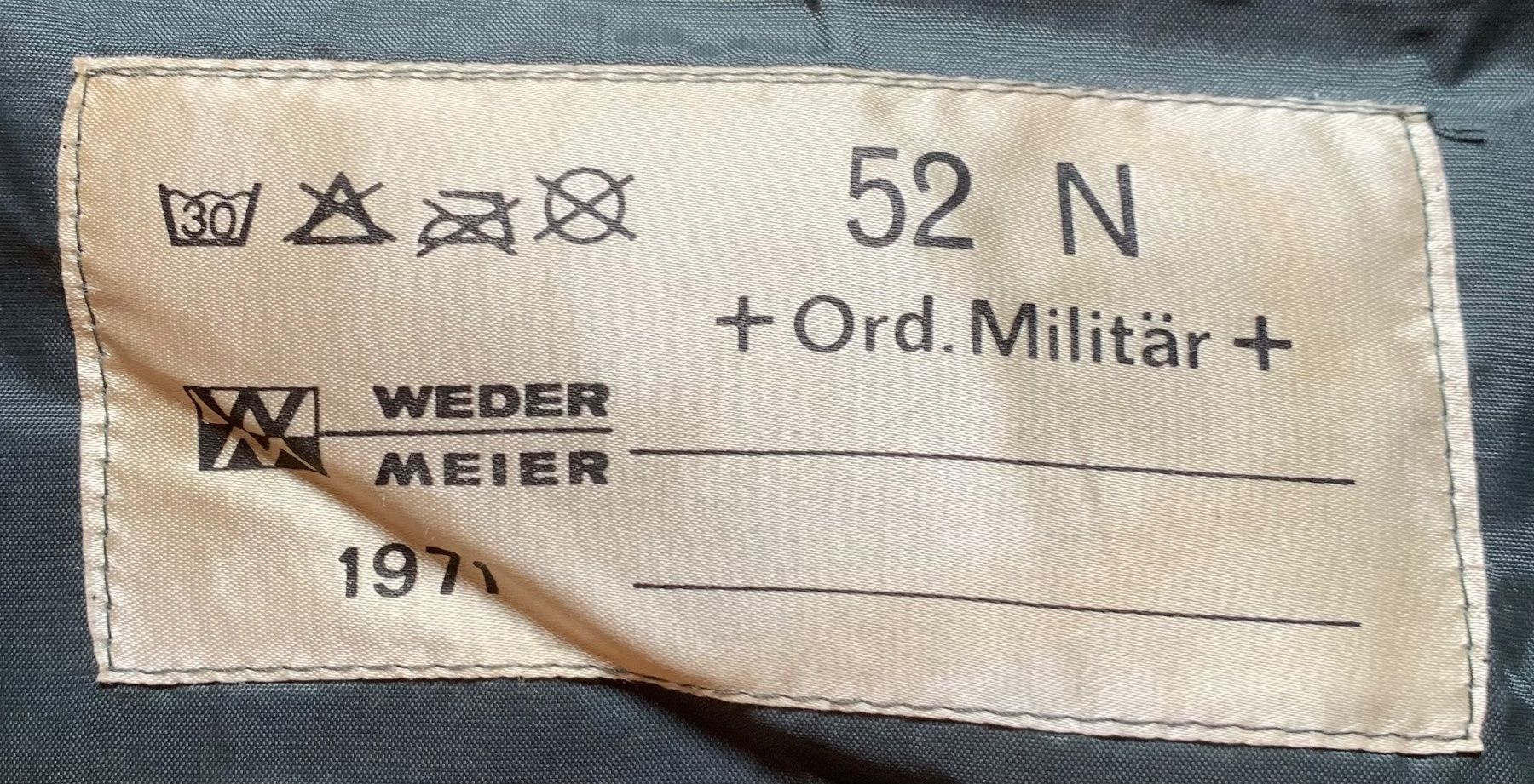 Schweizer Armee Mäntel: Ausgangs-Regenschutz der CH Armee Grösse 52N – Gebraucht aus Goldingen von Bergler012 1