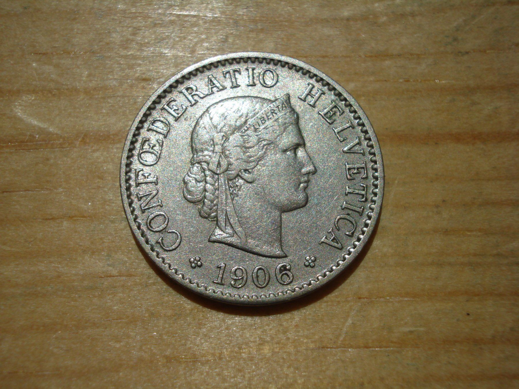 Tutti le monete: (H3) 5 Rappen 1906 VZ – Usato da Erlach venduto da Net-Coins