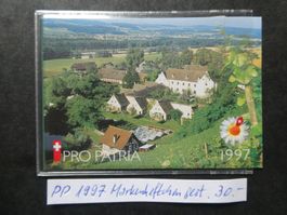 Pro Patria 1997 Markenheftchen gestempelt