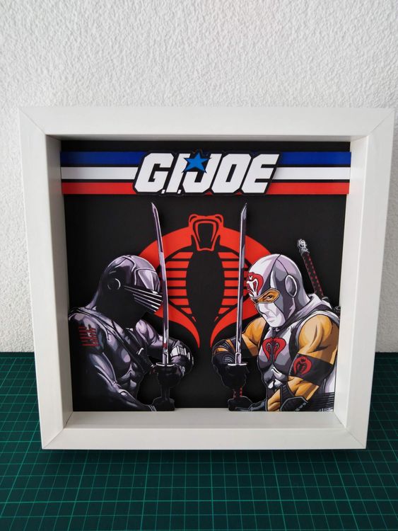 GI Joe: Snake Eyes vs. Storm Shadow Shadow Box Diorama (Neu (gemäss ...