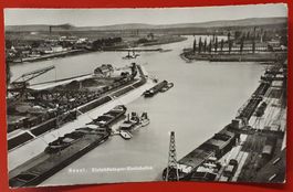Basel 1951 - Kleinhüningen, Rheinhafen