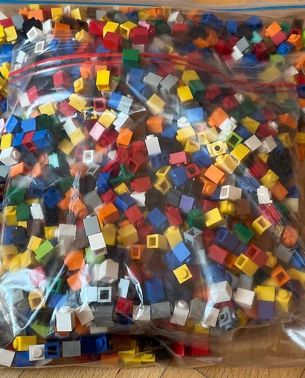 Kit di costruzioni: Lego Kleinst-Teile "Einerli" 680g – Usato da Grenchen venduto da mammamia25