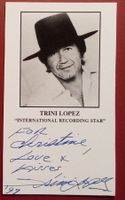 Trini Lopez 1937-2020 Autogramm signiert Foto 9x15cm
